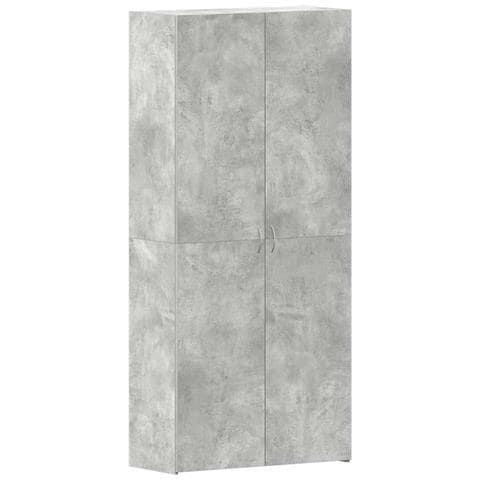 Mobile per scarpe Grigio 80 x 35.5 x 180 cm Legno multistrato - Foto 1