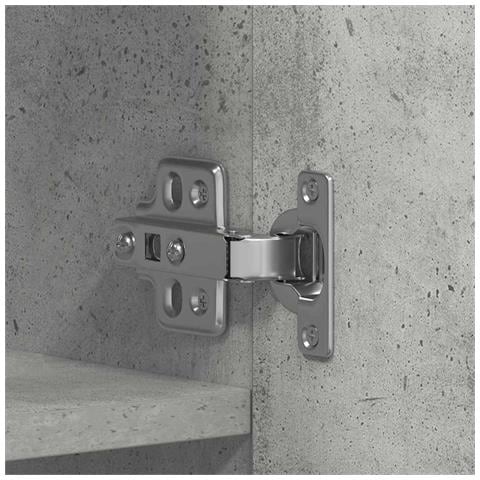 Mobile per scarpe Grigio 80 x 35.5 x 180 cm Legno multistrato - Foto 9