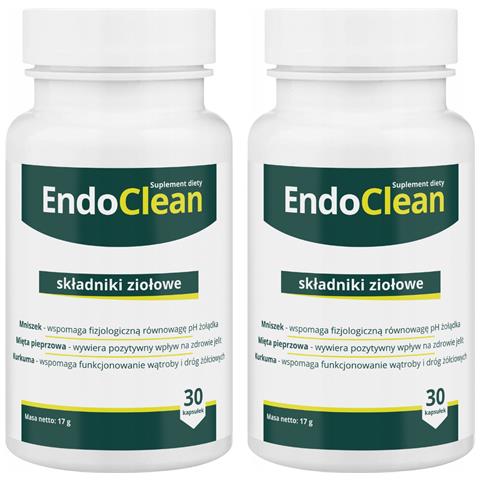2x Endoclean - Disintossicazione Dell'organismo E Supporto Intestinale 30 Capsule - Foto 1