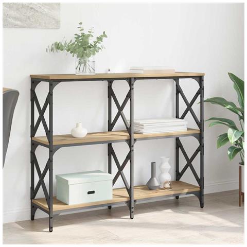 Tavolo consolle Rovere artigianale 100 x 28 x 80,5 cm - Foto 2