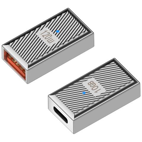 Adattatore Usb A Femmina A Usb C Maschio - Ricarica Rapida 120w E Trasferimento Dati 10gbps - Foto 1