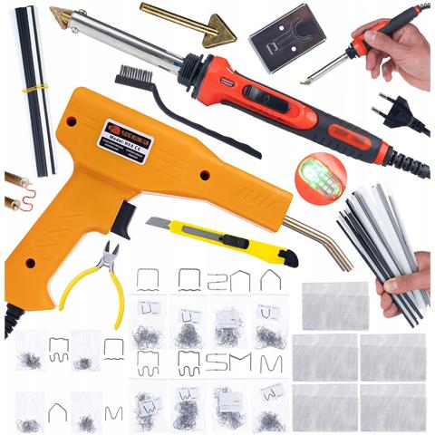 Lutatrice Per Plastica Red Odysseya 100w - Set Completo Con Zszywacz E 800 Zszywek | Alta Qualità E Versatilità | Riparazioni Professionali - Foto 1