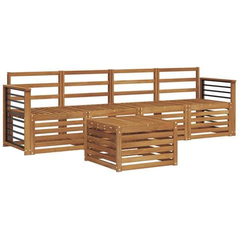 Set divani Naturale Legno di Acacia Massello - Foto 1