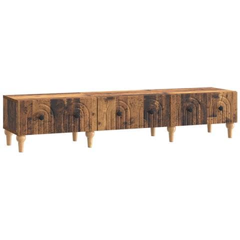 Mobile TV Legno antico 147 x 34,5 x 30 cm Legno ingegnerizzato - Foto 1