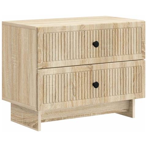 Armadio da Notte con cassetto Rovere Sonoma 62 x 34,5 x 47,5 cm - Foto 1