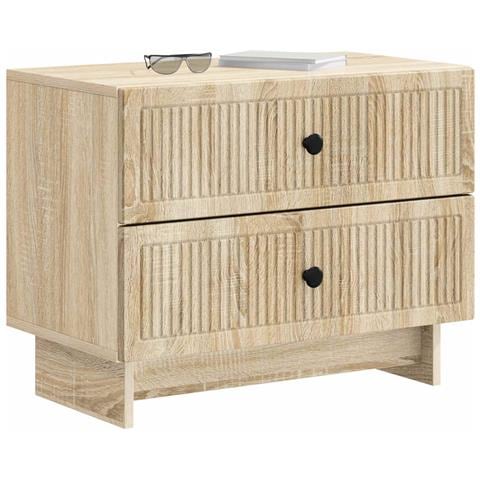 Armadio da Notte con cassetto Rovere Sonoma 62 x 34,5 x 47,5 cm - Foto 2