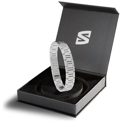 Bracciale Da Uomo Premium ""power"" In Acciaio Chirurgico 316l, Argento, 17 Cm - Foto 6