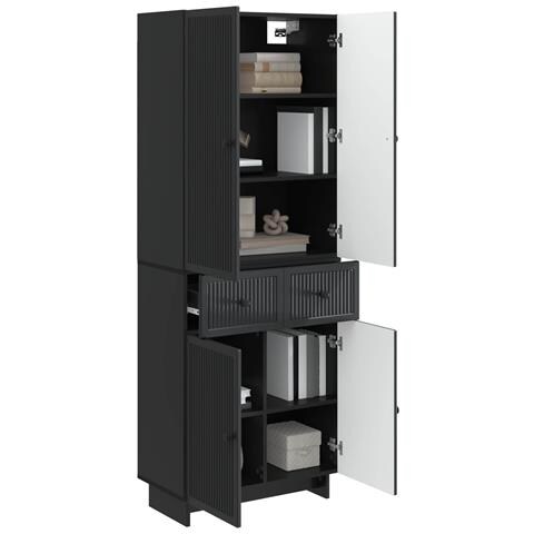 Set di armadi 2 pcs 66 x 34,5 x 90 cm Legno ingegnerizzato - Foto 2