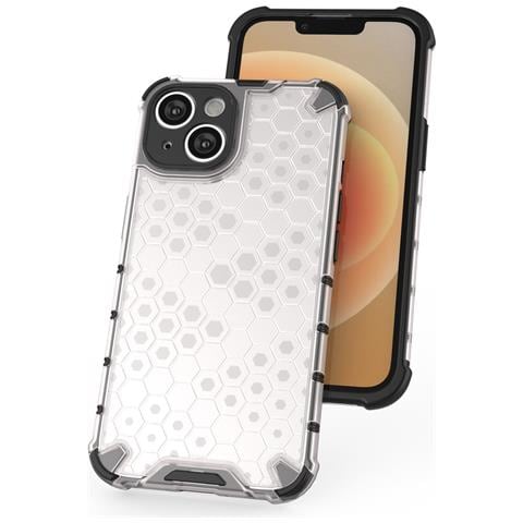 Custodia Ibrida Rinforzata Blu Per Iphone 14 Plus - Foto 7