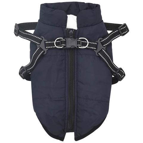 Cappotto per Cani Blu navy L40 Pile e Poliestere - Foto 2