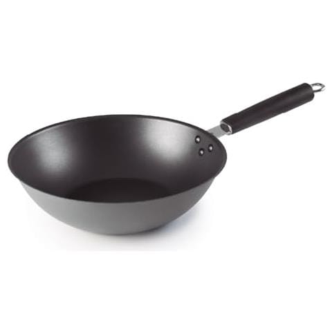 63733 - Wok Basic, wok in ferro 100% naturale con rivestimento antiaderente a tre strati - Foto 1