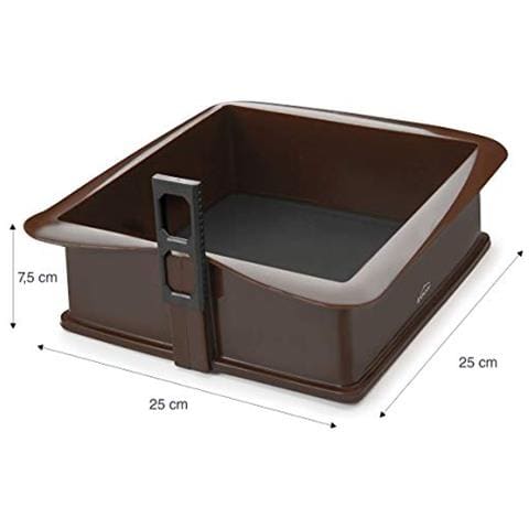 66777 Stampo da forno quadrato in silicone rimovibile, stampo da forno - Foto 3