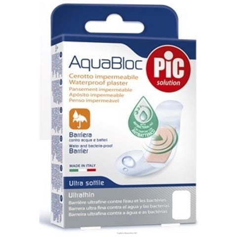 Cerotto Pic Aquabloc 10X10CM Antibatterico 5 Pezzi - Foto 1