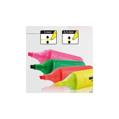 confezione da 10 pezzi - evidenziatore brightliner verde kores - Foto 1