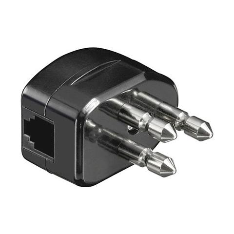 I-EDL 85 - Spina tripolare con RJ11 Nera - Foto 2