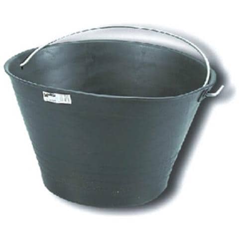 Secchio per Muratore in Pvc colore Nero misura 34 cm Maurer - Foto 2