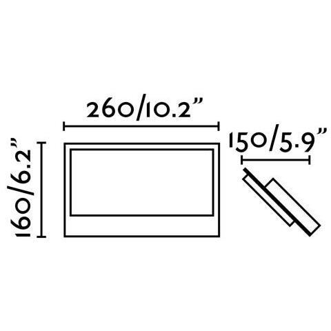 Faro 70822 - Vertice Led Lampada Parete Grigio Scuro - Foto 2