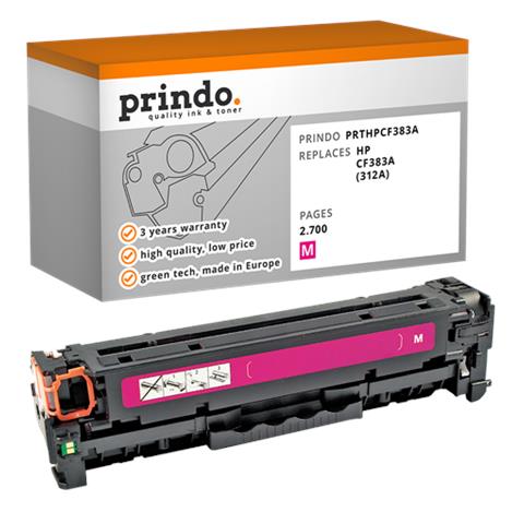 Toner Magenta Prthpcf383a ~2700 Pagine Alternativa Per Hp Cf383a (312a) - Foto 1