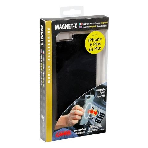 Magnet-x, Cover Per Porta Telefono Magnetici - Apple Iphone 6 Plus / 6s Plus - Nero - Foto 2