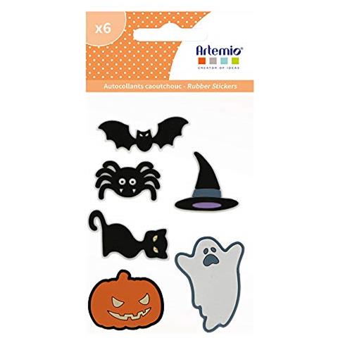 6 Adesivi In Gomma - Halloween - Foto 1