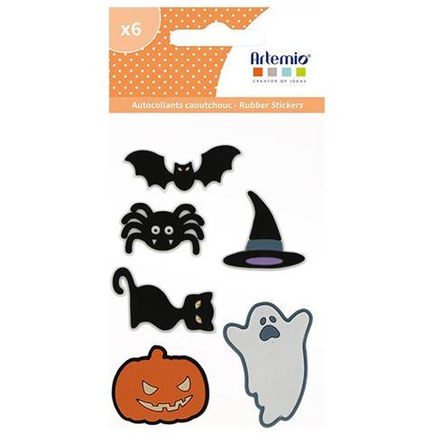 6 Adesivi In Gomma - Halloween - Foto 4