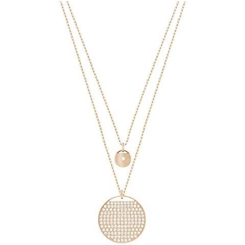 Pendente Stratificato Zenzero, Bianco, Oro Rosa Placcato - Foto 1
