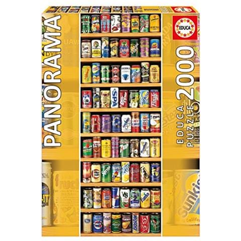 Puzzle Panoramico Lattine Morbide - 2000 Pezzi - Foto 1
