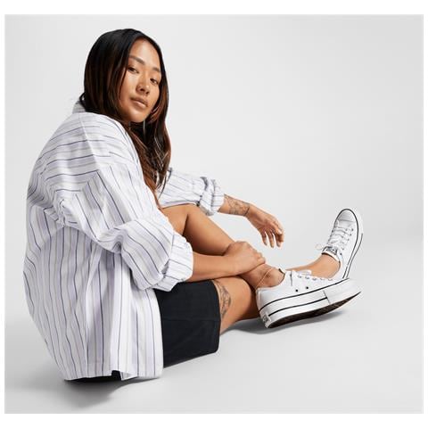 Chuck Taylor All Star Lift Ox 560251c, Donne, Bianca, 42 - Foto 16