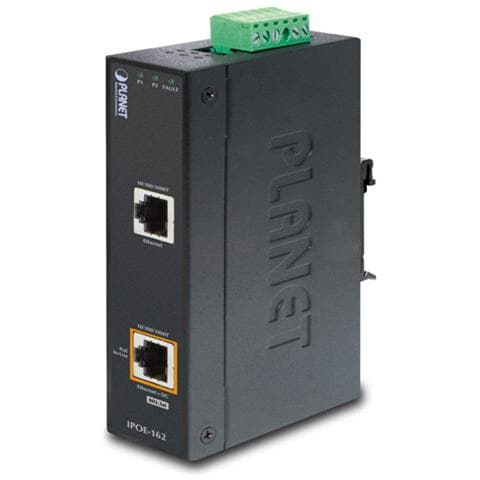 IPOE-162, Gigabit Ethernet, 135 x 87,8 x 32 mm, 24 - 48, -40 - 75 °C, 5 - 95%, -40 - 85 °C - Foto 1
