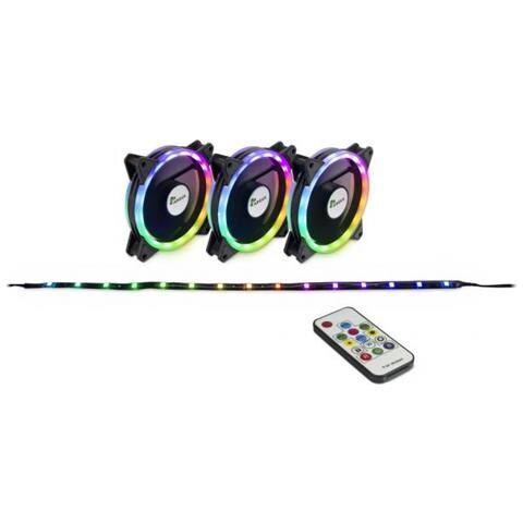 Inter Tech Lfter 120*120*25 Argus Rs 04 Rgb-fan Set (88885481) - Foto 1