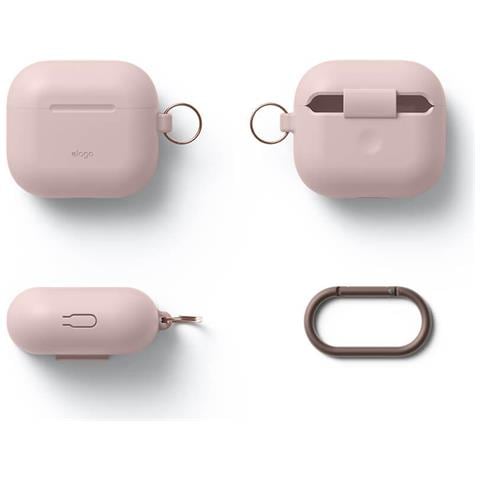 Custodia In Silicone Per Airpods 3 Rosa Sabbia - Foto 8