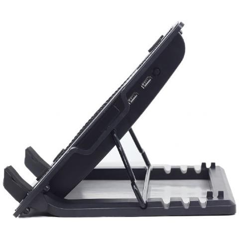 Gembird NBS-1F17T-01 base di raffreddamento per laptop 43,2 cm (17") 1500 Giri /min Nero - Foto 2