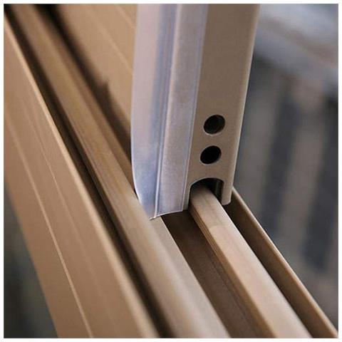 Guarnizione Autoadesiva In Silicone - Impermeabile/antivento/acustica Transparent 2,5 Cm - Foto 9