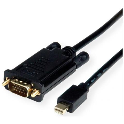 11.04.5976 Cavo E Adattatore Video 1,5 M Mini Displayport Vga (d-sub) Nero - Foto 1