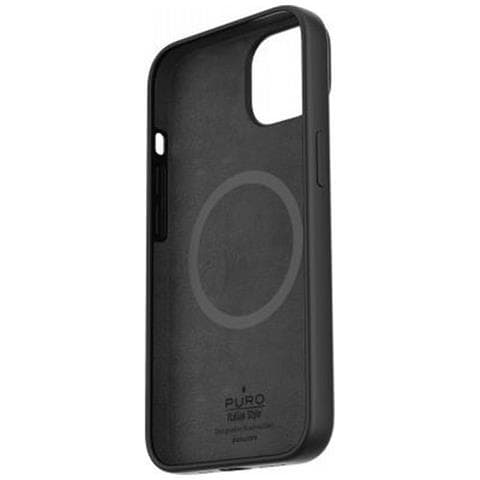 Cover Icon In Silicone Per Iphone 14 Plus Compatibile Con Magsafe, Nero - Foto 2