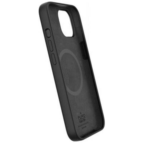 Cover Icon In Silicone Per Iphone 14 Plus Compatibile Con Magsafe, Nero - Foto 3