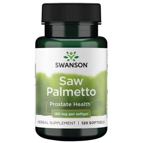 Saw Palmetto 160 Mg 120 Capsule Morbide Swanson Health Products - Foto 1