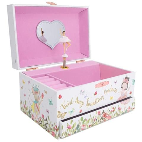 Carillon A Forma Di Portagioie Modello Ballerina, Multicolore - Foto 1