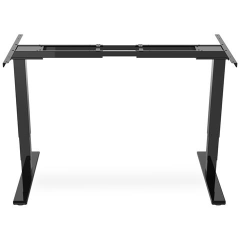 Struttura per tavolo dall’altezza regolabile elettronicamente, motore doppio, 3 livelli, nero - Foto 2