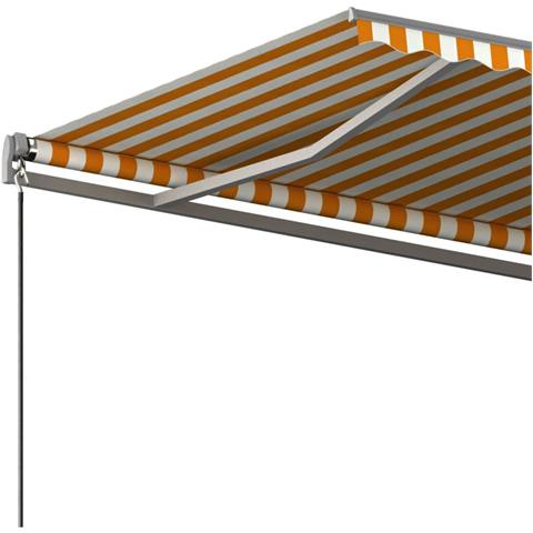 Lusso Casadino -  Tenda Da Sole Autoportante Automatica 450x350 Cm Gialla Bianca - Foto 8