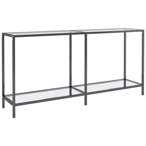 Tavolo Consolle Trasparente 160x35x75,5 Cm In Vetro Temperato - Foto 1
