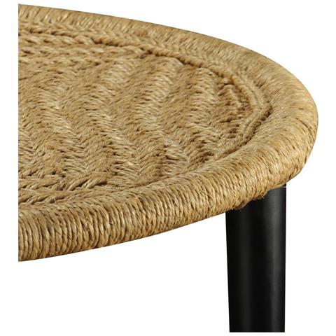 Set Tavolini Da Salotto 2 Pz In Iuta Naturale - Foto 8