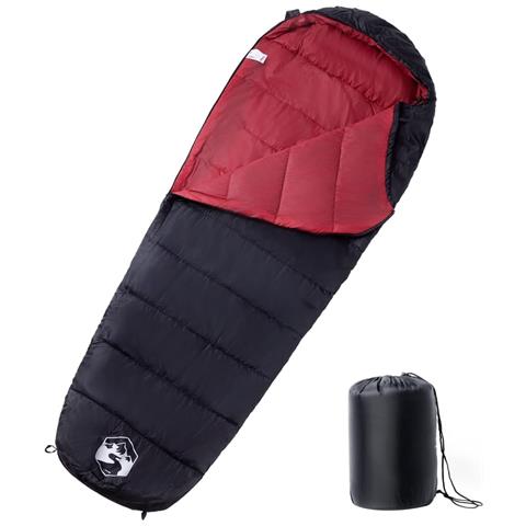 Sacco a Pelo Mummia da Campeggio per Adulti 3 Stagioni - Foto 1