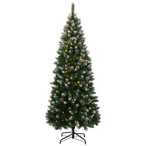 Albero di Natale Artificiale con 300 LED 210 cm - Foto 2
