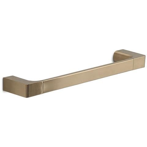 Portasalviette 35 Cm Da Muro In Ottone E Cromall Pi21-35 Serie Pirenei Oro Matt - Foto 1