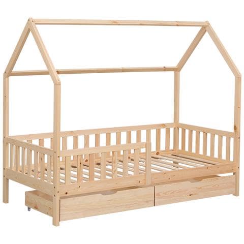 Letto A Cabina Per Bambini 190x90cm In Legno Con Cassetti Marceau - Foto 1