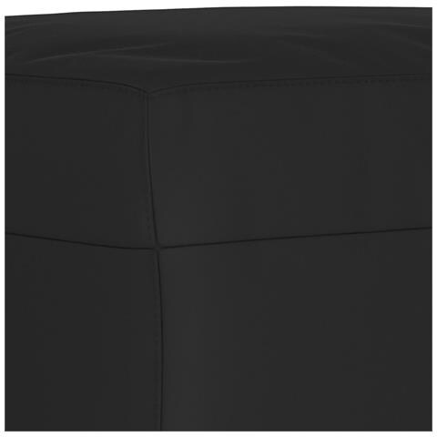 Set Divani 4 pz con Cuscini Nero in Tessuto Microfibra - Foto 9