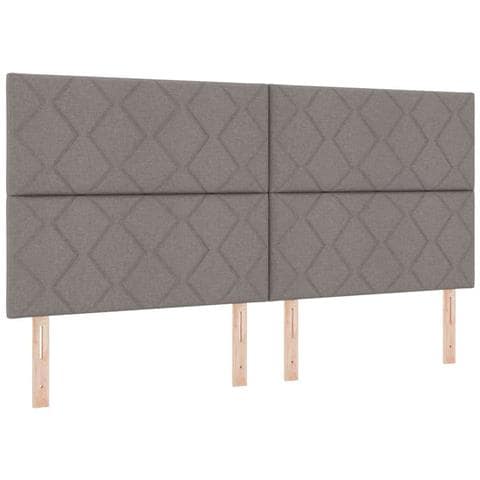 Letto a molle con materasso Talpa 200 x 200 cm Tessuto - Foto 1