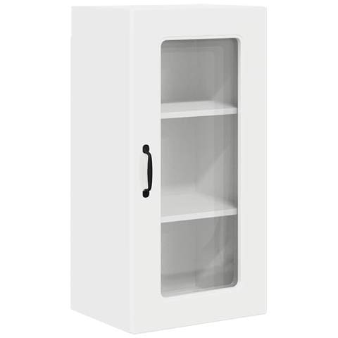Pensile cucina Bianco Lucido 40 x 31 x 80 cm Legno multistrato - Foto 1