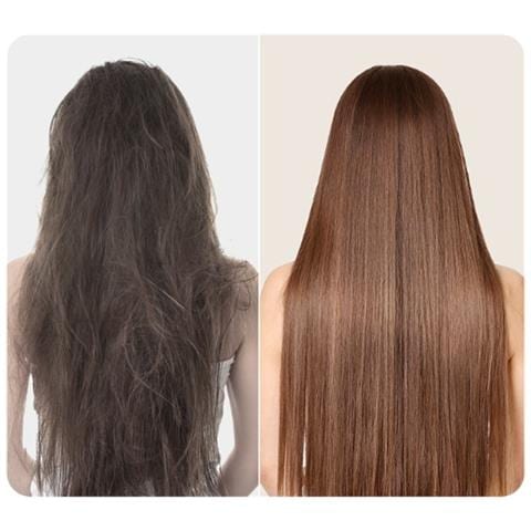 Mini Spazzola Lisciante Portatile - Ionica, Per Capelli Asciutti E Bagnati Beige - Foto 3